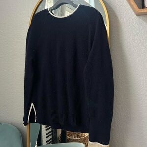 Talbots Navy Crewneck Sweater